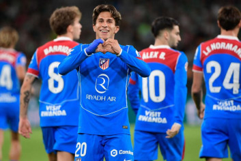 Giuliano Simeone otevírá skóre Atlética Madrid